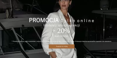 Promocje Ubrania, buty i akcesoria w Pruszków | Modele z letnich kolekcji 20%  de Molton | 16.10.2024 - 30.10.2024