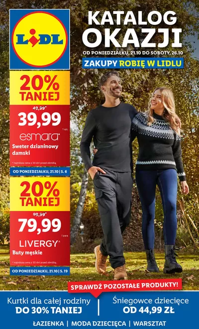 Katalog Lidl w: Warszawa | OFERTA WAŻNA OD 21.10 | 14.10.2024 - 26.10.2024