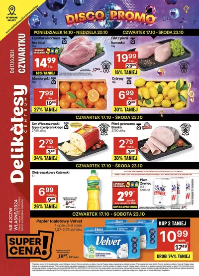 Katalog Delikatesy Centrum w: Bytom | Ekskluzywne oferty i okazje | 17.10.2024 - 23.10.2024