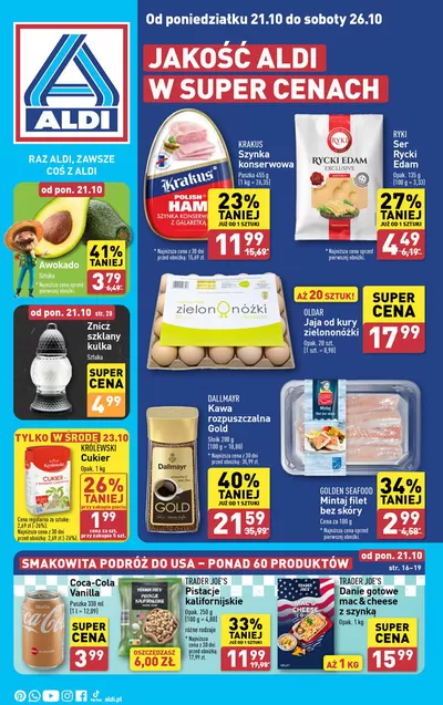 Katalog Aldi w: Zduńska Wola | Oferty dla łowców okazji | 17.10.2024 - 31.10.2024