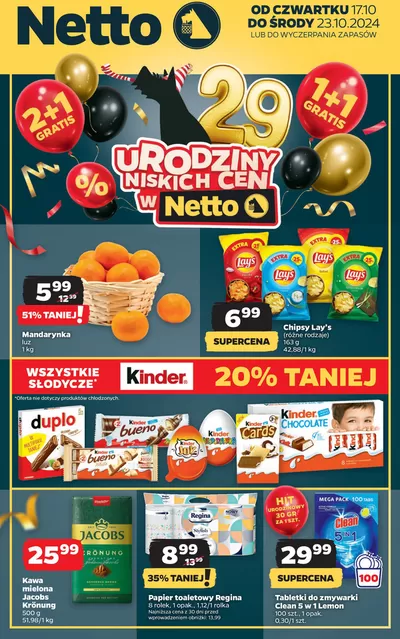 Promocje Supermarkety w Szczecin | Najlepsze oferty i rabaty de Netto | 16.10.2024 - 23.10.2024