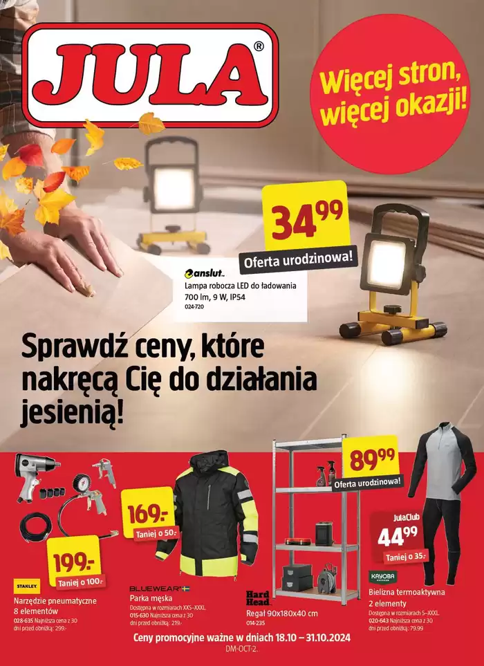 Katalog Jula w: Poznań | Sprawdź ceny, które nakręcą Cię do działania jesienią! | 18.10.2024 - 31.10.2024