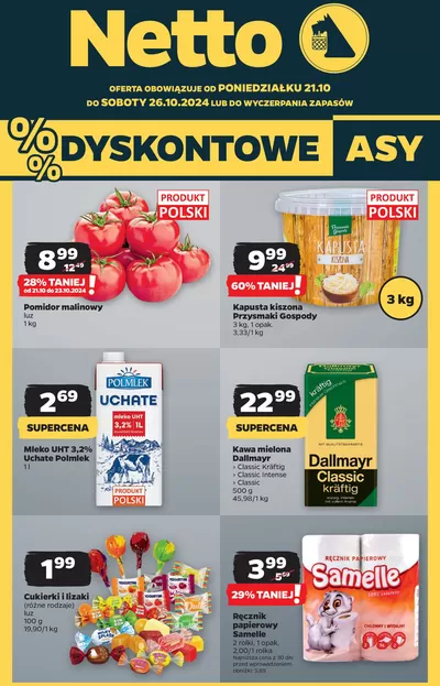 Katalog Netto w: Otwock | Oszczędzaj teraz dzięki naszym ofertom | 20.10.2024 - 26.10.2024