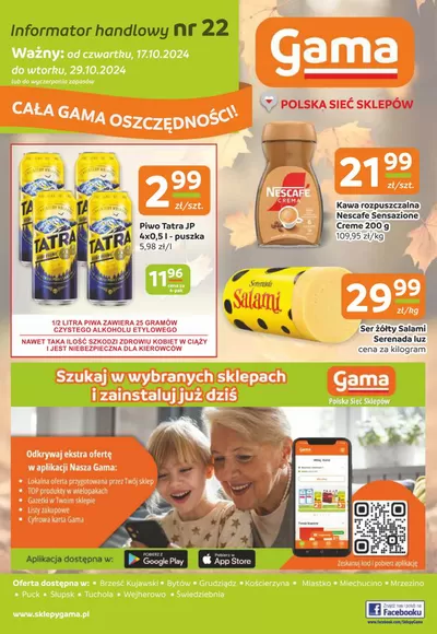 Katalog GAMA | Aktualne promocje specjalne | 19.10.2024 - 2.11.2024