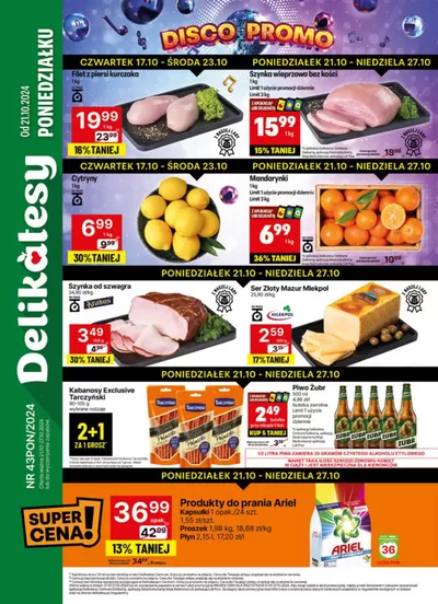 Katalog Delikatesy Centrum w: Poznań | Odkryj atrakcyjne oferty | 21.10.2024 - 27.10.2024