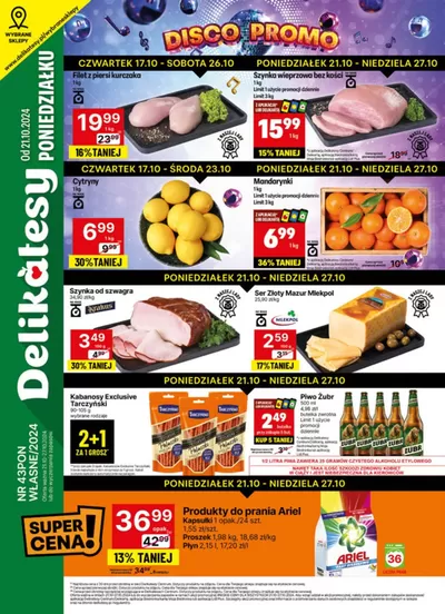 Katalog Delikatesy Centrum w: Poznań | Specjalne oferty dla Ciebie | 21.10.2024 - 27.10.2024