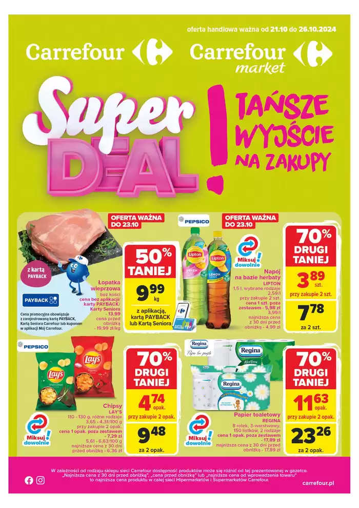 Katalog Carrefour Market | Gazetka Carrefour, Market | 20.10.2024 - 26.10.2024