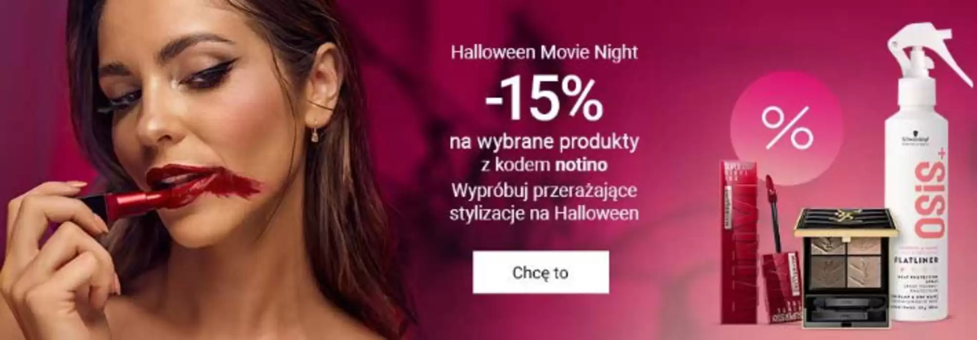 Katalog Notino | Halloween Movie Night -15% na wybrane produkty | 21.10.2024 - 31.10.2024