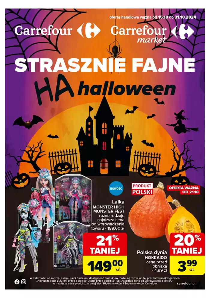 Katalog Carrefour w: Bytom | Gazetka HA HALLOWEEN | 14.10.2024 - 31.10.2024