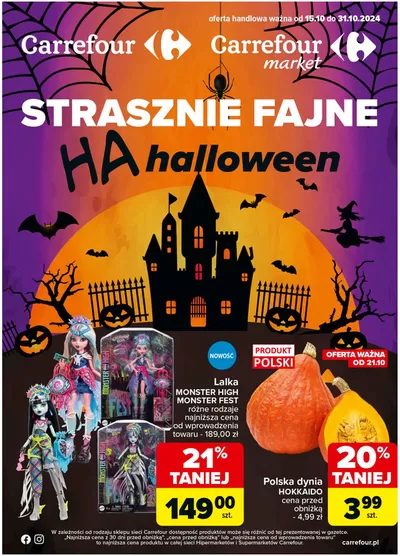 Katalog Carrefour w: Poznań | Gazetka HA HALLOWEEN | 14.10.2024 - 31.10.2024