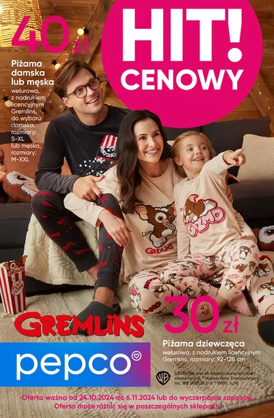 Katalog Pepco w: Chrzanów | Pepco Gazetka Gremliny | 24.10.2024 - 6.11.2024