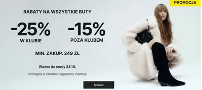 Promocje Ubrania, buty i akcesoria w Poznań | - 25%  de CCC | 22.10.2024 - 23.10.2024