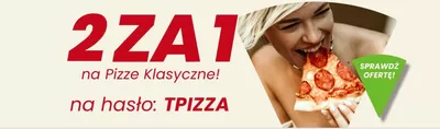 Promocje Restauracje i kawiarnie w Warszawa | 2 za 1 na Pizze Klasyczne! de Telepizza | 23.10.2024 - 3.11.2024