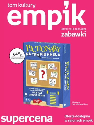 Promocje Książki i artykuły biurowe w Bartoszyce | Empik Gazetka de Empik | 23.10.2024 - 12.11.2024