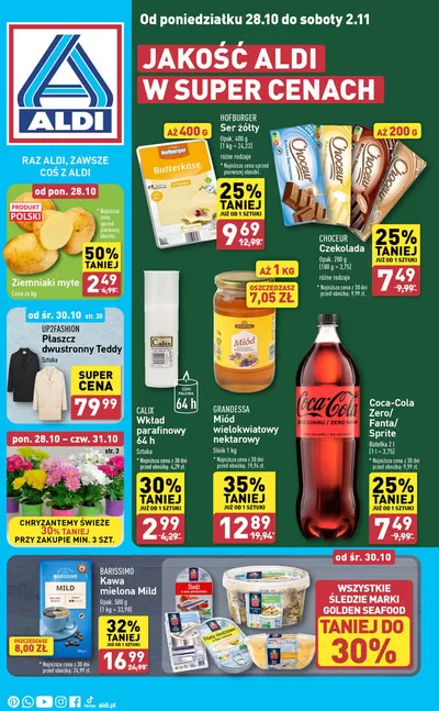 Katalog Aldi w: Polkowice | Ekskluzywne oferty i okazje | 24.10.2024 - 7.11.2024