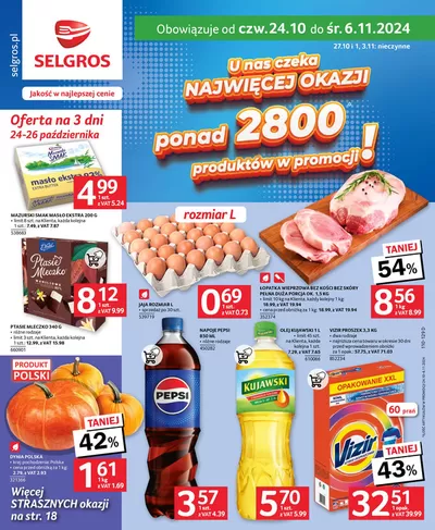 Katalog Selgros w: Gdańsk | Oferta Spożywcza | 24.10.2024 - 6.11.2024