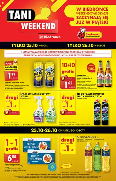 Katalog Biedronka w: Zakopane | Najlepsze oferty dla oszczędnych | 25.10.2024 - 8.11.2024