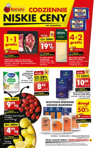 Promocje Supermarkety w Łęgajny | Odkryj atrakcyjne oferty de Biedronka | 25.10.2024 - 8.11.2024