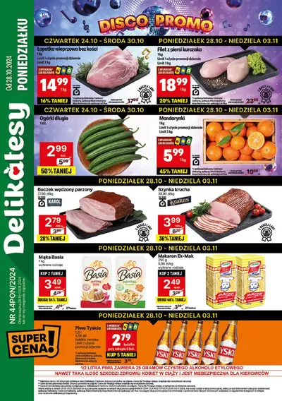 Katalog Delikatesy Centrum w: Królik Polski | Ekskluzywne okazje | 28.10.2024 - 3.11.2024