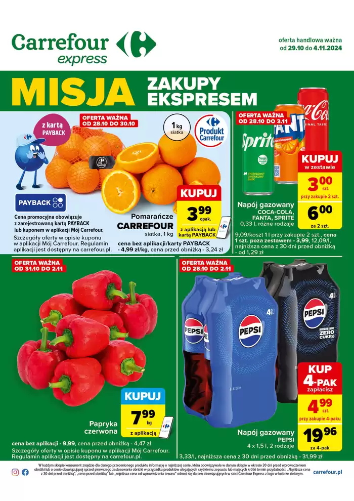 Katalog Carrefour Express w: Warszawa | Nasze najlepsze oferty dla Ciebie | 28.10.2024 - 4.11.2024