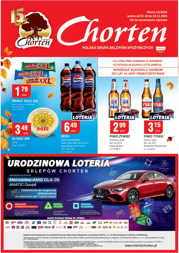 Katalog Chorten w: Białobrzegi (Mazowieckie) | Najlepsze oferty dla oszczędnych | 28.10.2024 - 11.11.2024