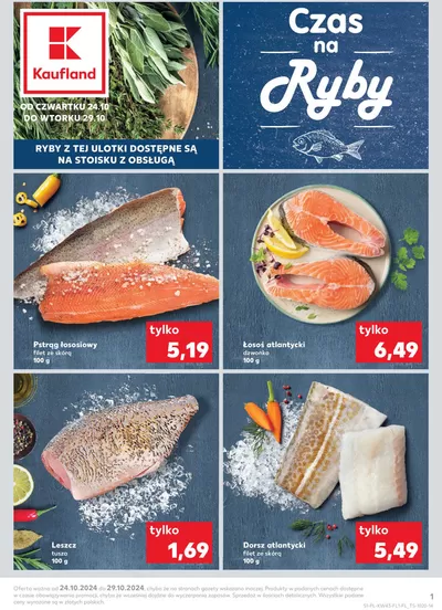 Katalog Kaufland w: Wrocław | Czas na ryby  | 28.10.2024 - 29.10.2024