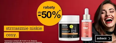 Promocje Perfumy i kosmetyki w Warszawa | Rabatu do - 50 %  de Tolpa | 28.10.2024 - 4.11.2024