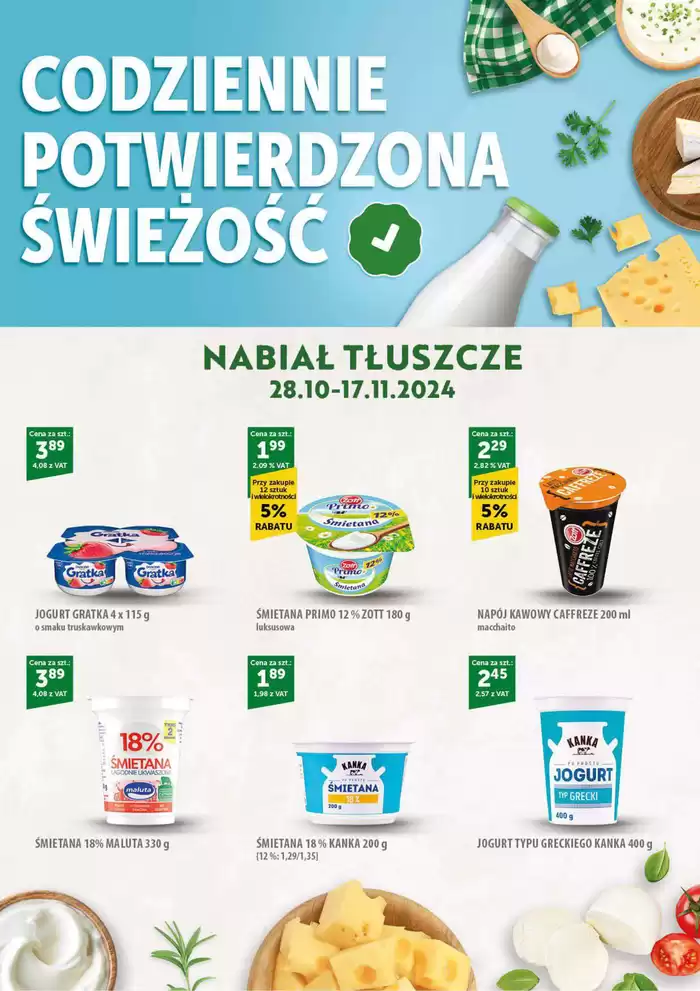 Katalog Eurocash w: Poznań | Codziennie Potwierdzona Świeżość | 28.10.2024 - 17.11.2024