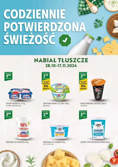 Katalog Eurocash w: Sieradz | Codziennie Potwierdzona Świeżość | 28.10.2024 - 17.11.2024