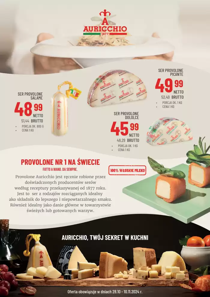 Katalog Makro w: Warszawa | Ulotka Provolone | 28.10.2024 - 10.11.2024