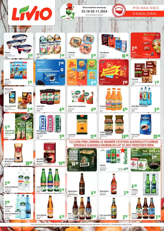 Katalog Livio w: Opatówek | Najlepsze oferty dla oszczędnych | 29.10.2024 - 12.11.2024