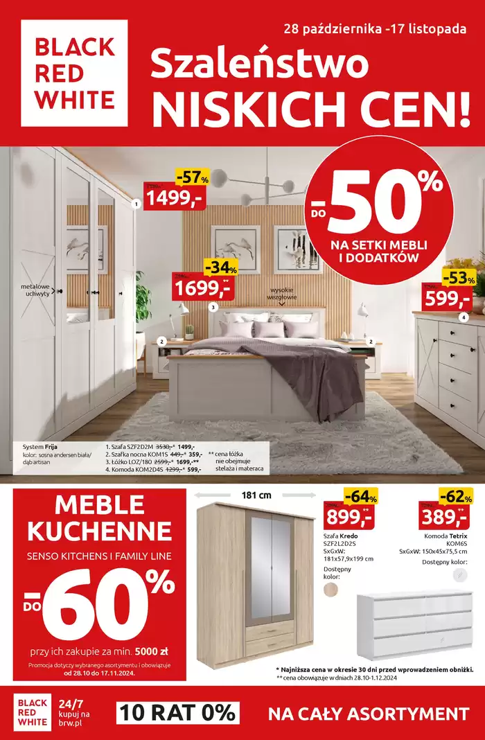 Katalog Black Red White w: Wodzisław Śląski | Black Red White gazetka | 29.10.2024 - 12.11.2024