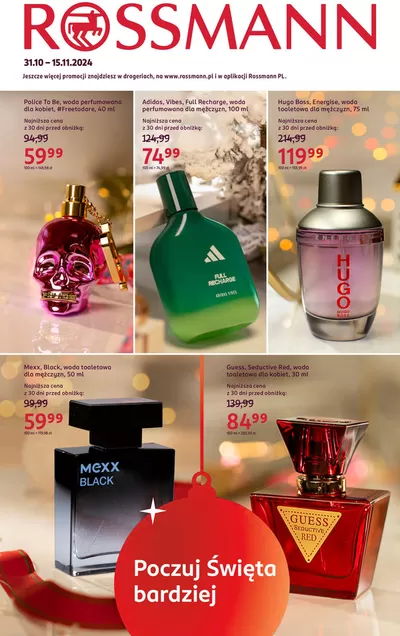 Promocje Perfumy i kosmetyki w Chojnice | Rossmann gazetka de Rossmann | 31.10.2024 - 14.11.2024