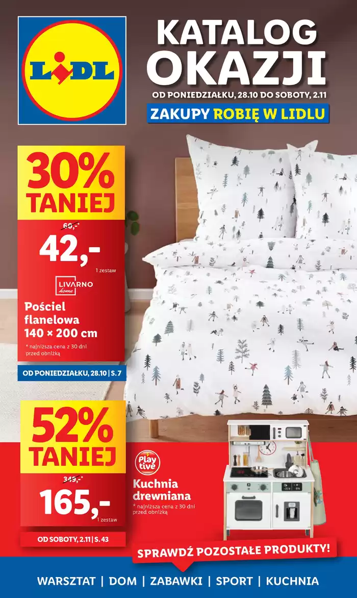 Katalog Lidl w: Zawiercie | OFERTA WAŻNA OD 28.10 | 21.10.2024 - 2.11.2024