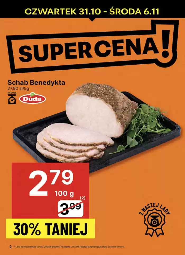 Katalog Delikatesy Centrum w: Ochotnica Dolna | Aktualne okazje i oferty | 31.10.2024 - 6.11.2024