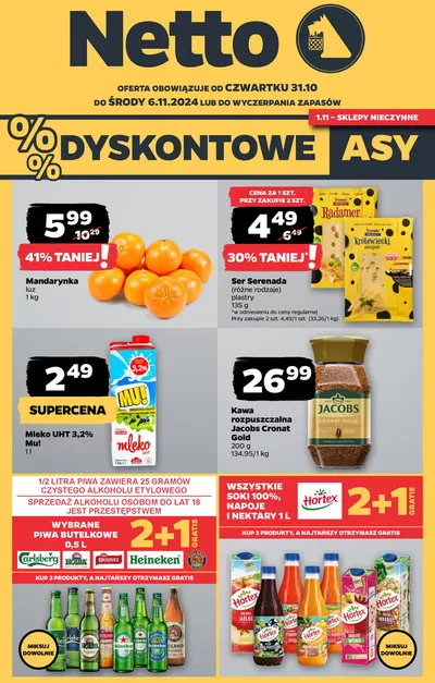 Katalog Netto w: Kobiernice | Świetna oferta dla łowców okazji | 30.10.2024 - 6.11.2024