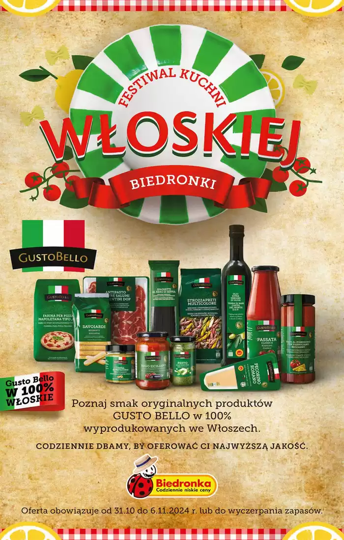 Katalog Biedronka w: Dąbrowa Tarnowska | Aktualne oferty i promocje | 31.10.2024 - 14.11.2024