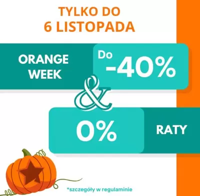 Promocje Dom i meble w Bartoszyce | Orange week do - 40 % de Meblik | 31.10.2024 - 6.11.2024