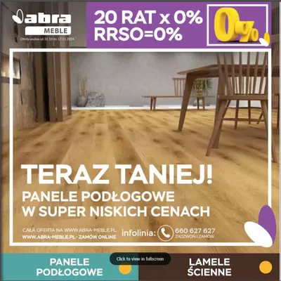 Promocje Dom i meble w Bartoszyce | Panele podłogowe w super niskich cenach de Abra | 31.10.2024 - 17.11.2024