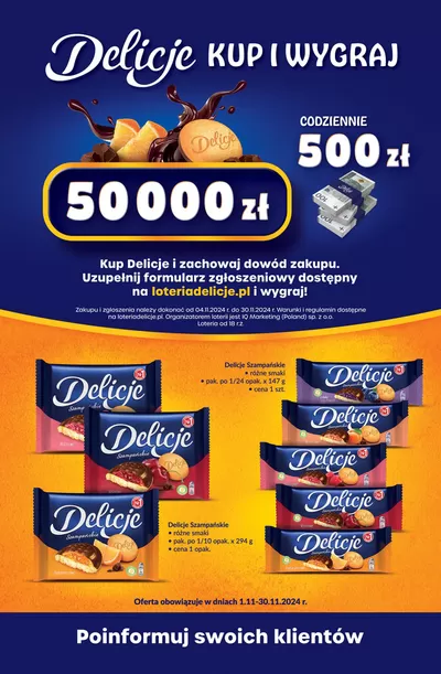 Katalog Makro w: Kraków | Ulotka Delicje | 1.11.2024 - 30.11.2024