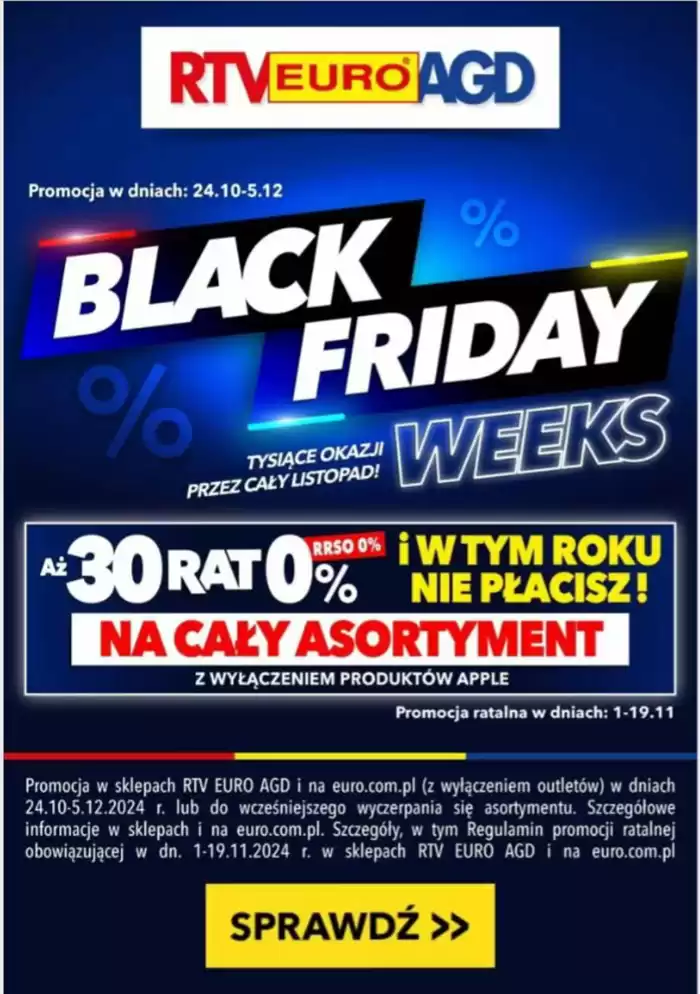 Katalog RTV EURO AGD w: Wrocław | Black friday weeks | 1.11.2024 - 5.12.2024