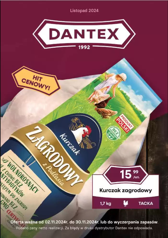 Katalog Dantex w: Ełk | Hit cenowy  | 5.11.2024 - 30.11.2024