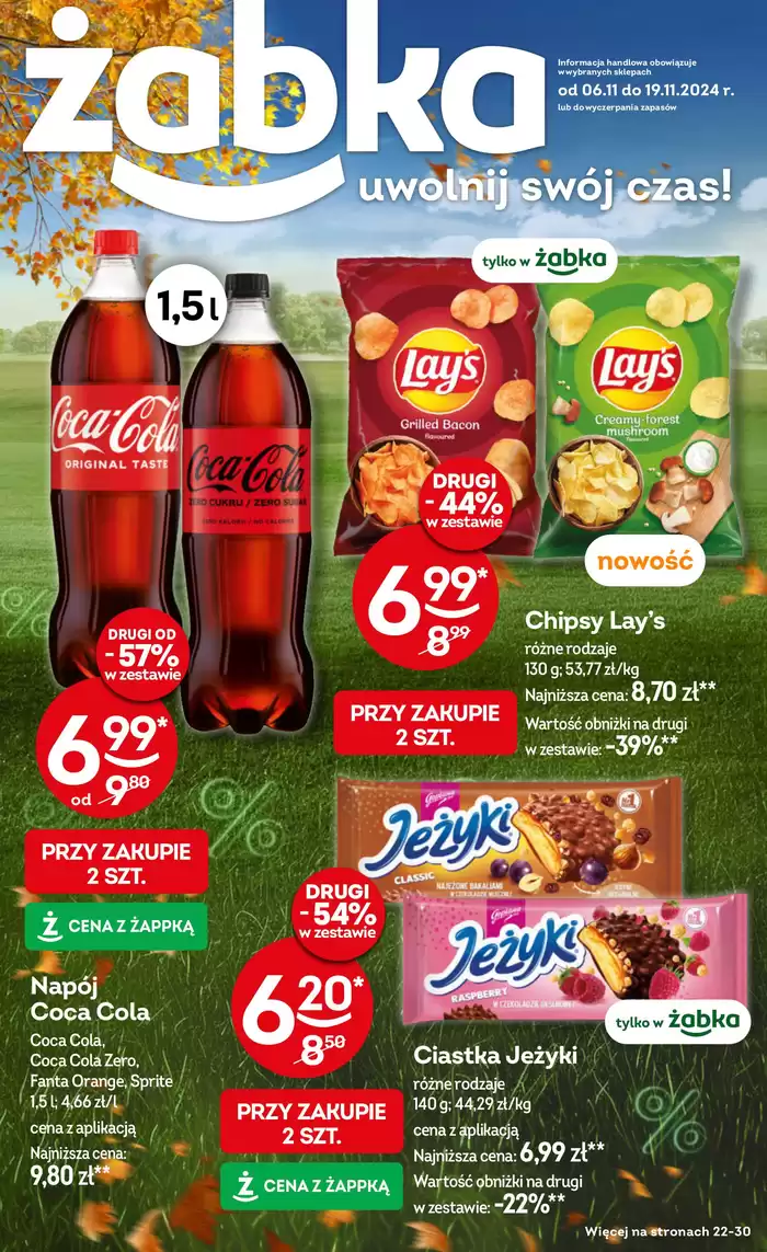 Katalog Żabka w: Piekoszów | Najnowsze promocje w sklepach Żabka | 6.11.2024 - 19.11.2024