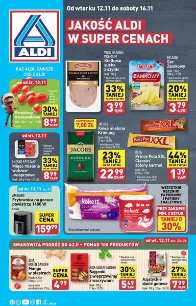 Katalog Aldi w: Gdynia | Ekskluzywne oferty dla naszych klientów | 7.11.2024 - 21.11.2024