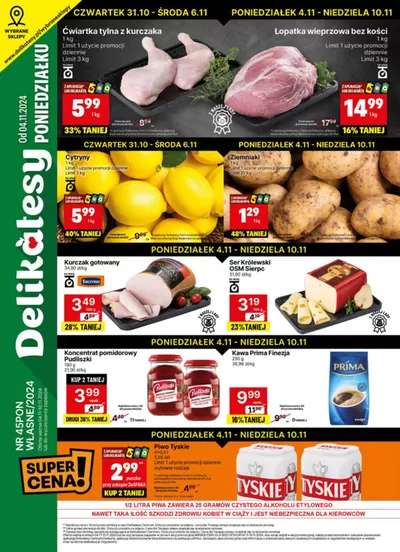 Katalog Delikatesy Centrum w: Wieliczka | Delikatesy Centrum gazetka | 4.11.2024 - 10.11.2024