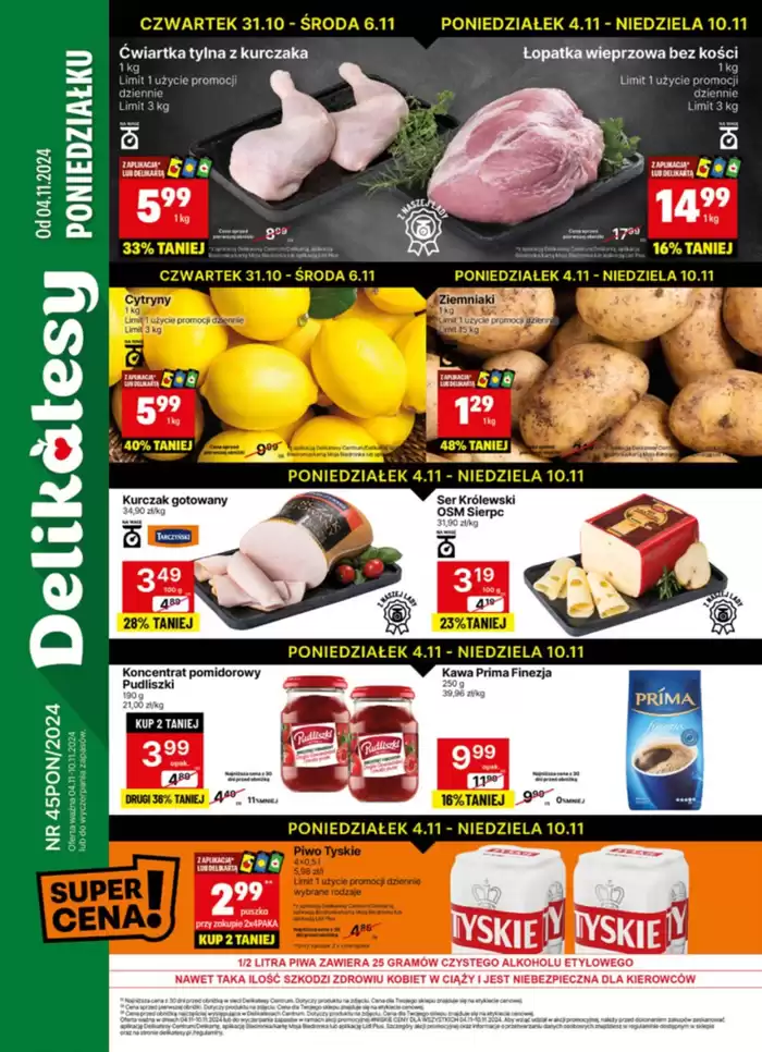 Katalog Delikatesy Centrum w: Wieliczka | Atrakcyjne oferty specjalne dla wszystkich | 4.11.2024 - 10.11.2024