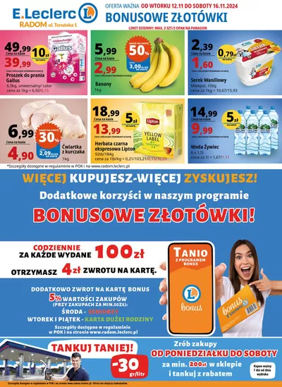 Katalog E.Leclerc w: Radom | Oszczędzaj teraz dzięki naszym ofertom | 9.11.2024 - 23.11.2024