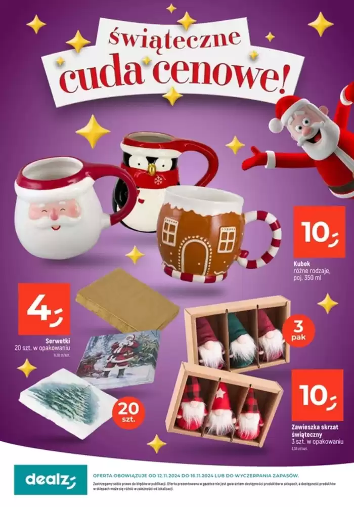 Katalog Dealz w: Szczecinek | Dealz ŚWIĄTECZNE | 12.11.2024 - 16.11.2024