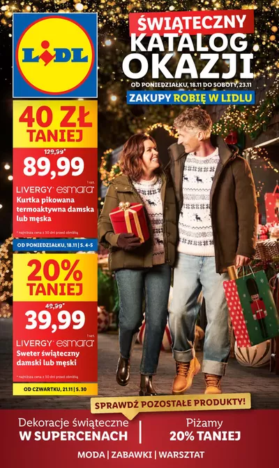 Katalog Lidl w: Koszalin | OFERTA WAŻNA OD 18.11 | 11.11.2024 - 23.11.2024