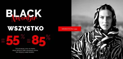 Promocje Ubrania, buty i akcesoria w Wołomin | Black November  de Moodo | 11.11.2024 - 29.11.2024